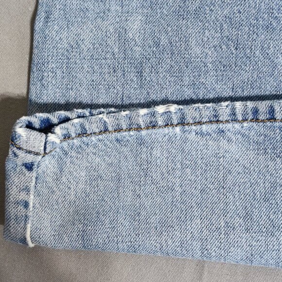 Levi's 505 denim shorts men's size 36 hard washed denim blue colour - Picture 7 of 15